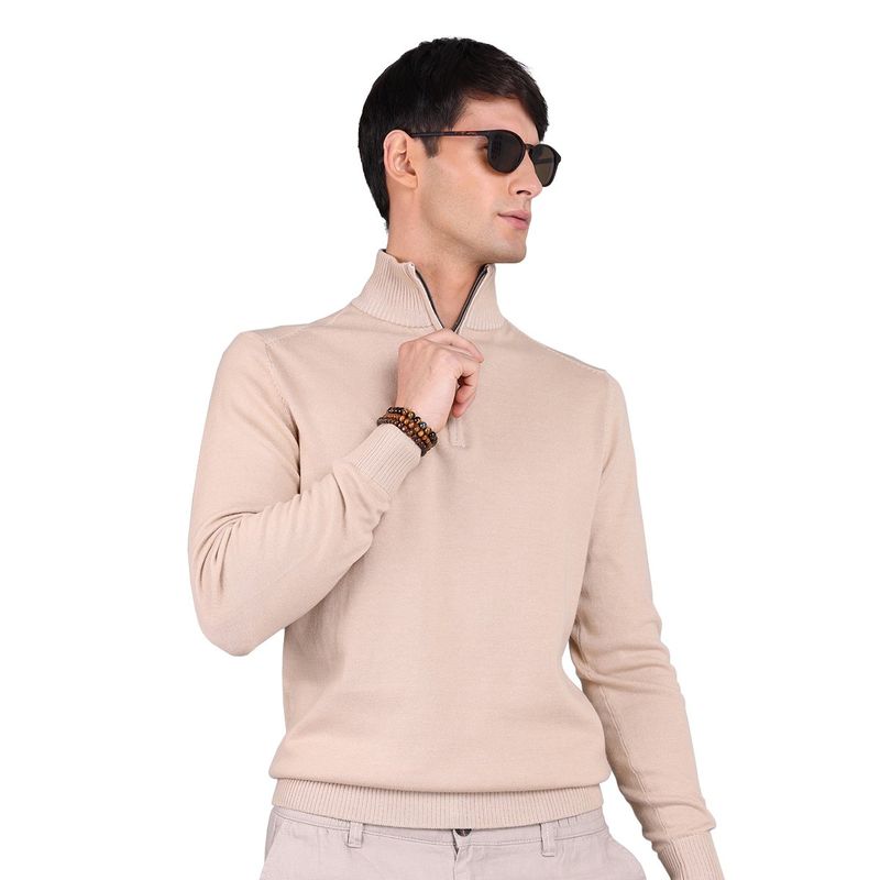 ARROW - Chaleco Sweater Half Zipper Liso Algodon Regalo Hombre ARROW