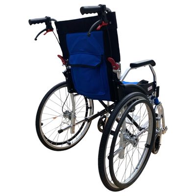 Imagen 2 del producto Silla de Ruedas Aluminio Ultra Liviano Aro 20-Azul