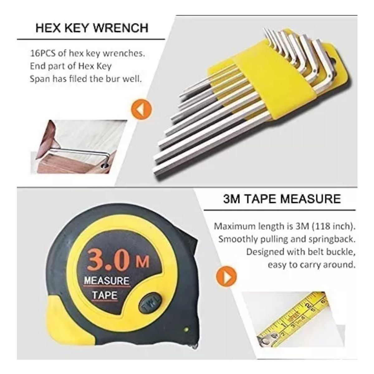 GENERICO - Set 108 Piezas Herramientas Manuales En Maletín Portátil