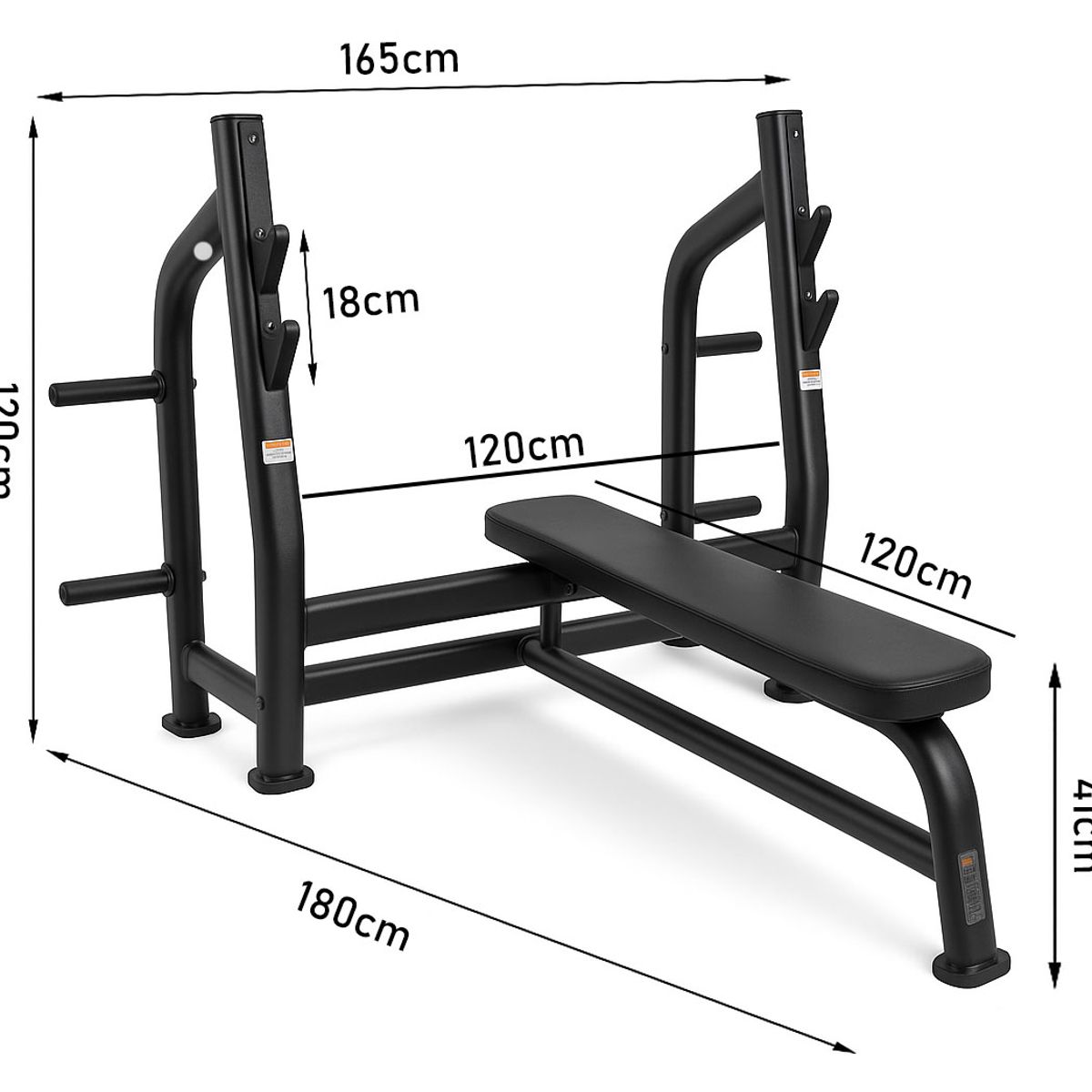 SCORE FIT - Press Banca Alto Trafico Black - Score Fit