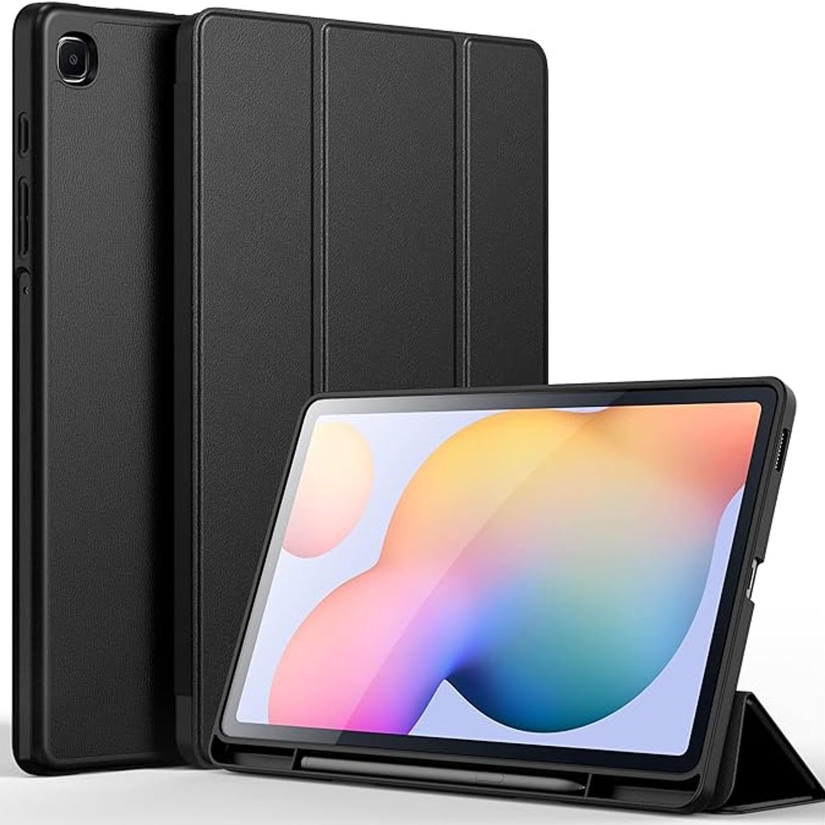 GENERICO - Carcasa Para Samsung Galaxy Tab S6 Lite 104 con portalápiz Negro