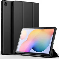 Carcasa Para Samsung Galaxy Tab S6 Lite 104 con portalápiz Negro