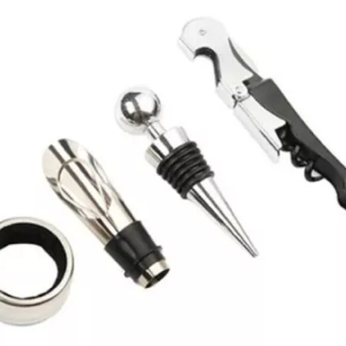 GENERICO - Set Destapador Vinos 4 Pcs