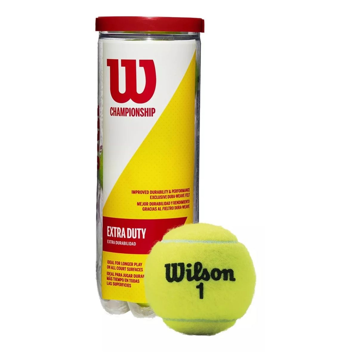 WILSON - Pelotas De Tenis Padel Wilson Championship Extra Duty X3