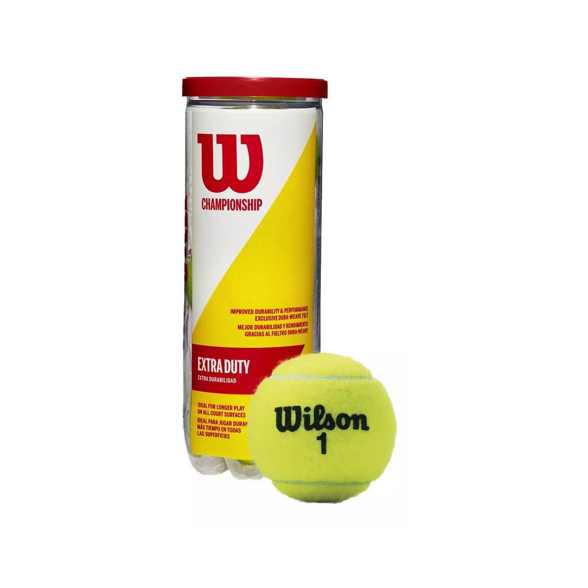 WILSON - Pelotas De Tenis Padel Wilson Championship Extra Duty X3