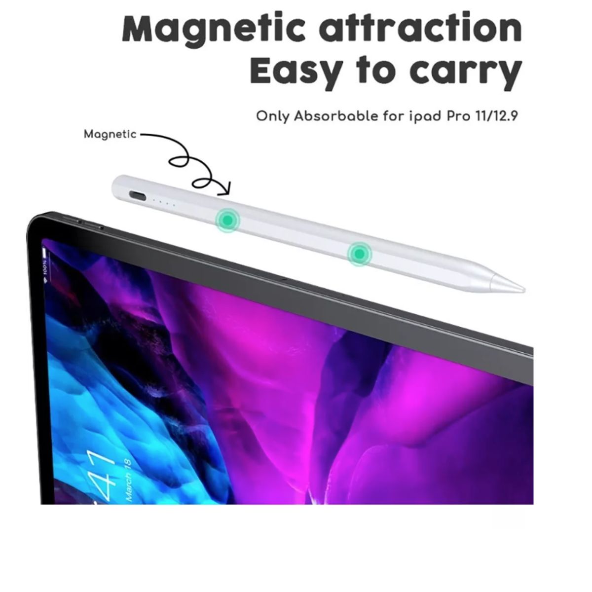 GENERICO - Lápiz Profesional (2gen) Para iPad PRO 12.9 5 GEN M1