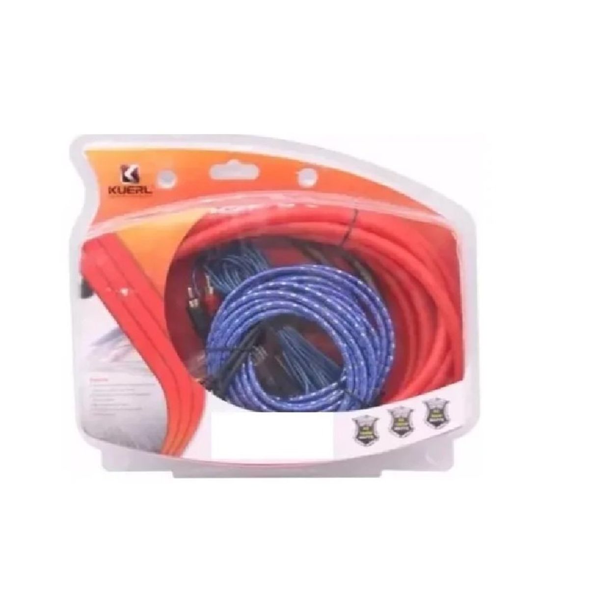 GENERICO - Kit Cables N4 Para Amplificador Y Subwoofer Auto 2000w