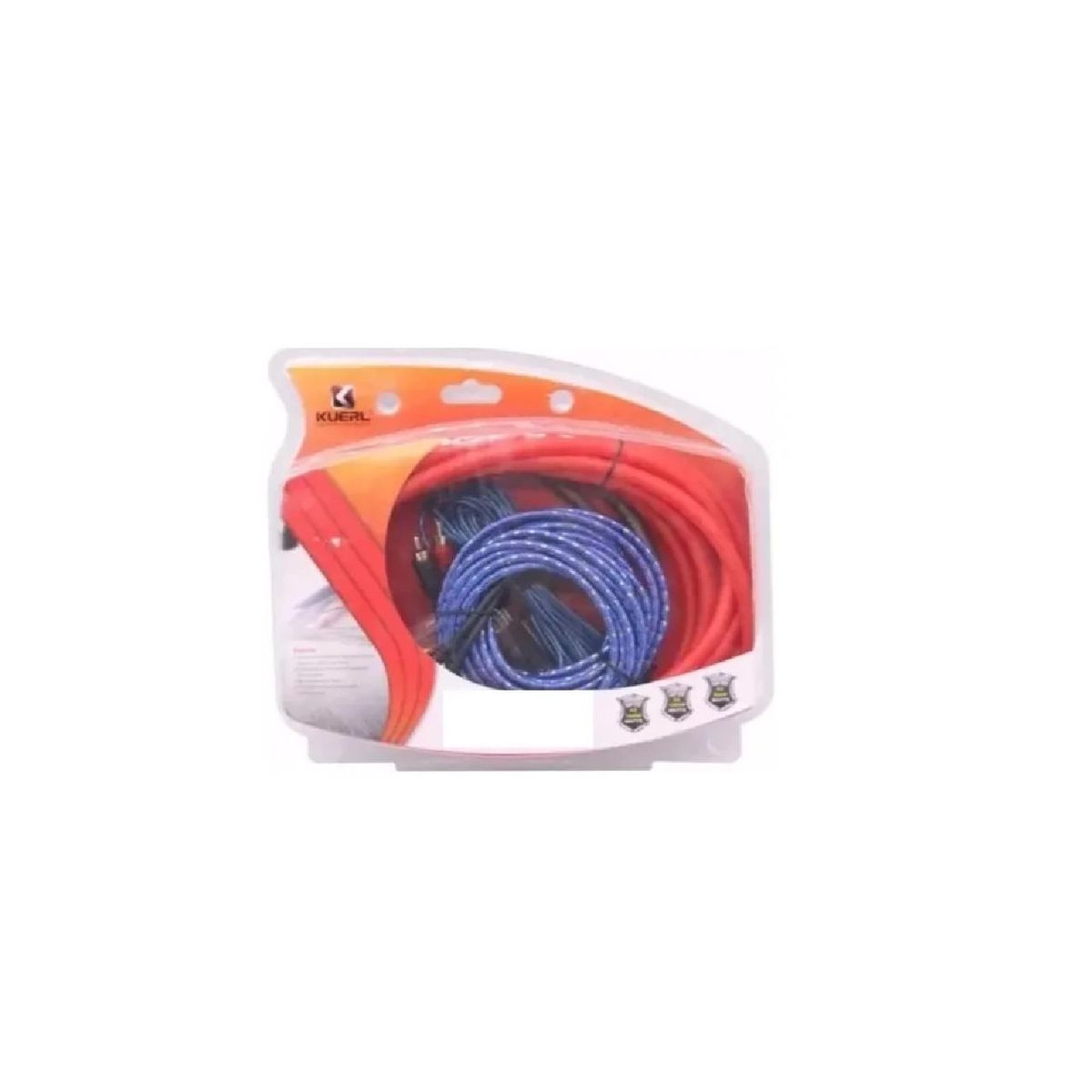 GENERICO - Kit Cables N4 Para Amplificador Y Subwoofer Auto 2000w