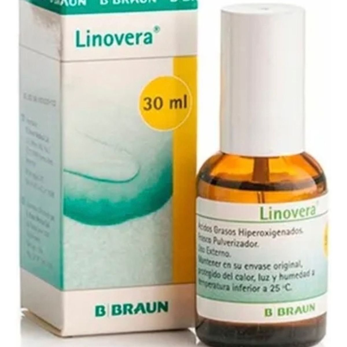 BRAUN - Linovera 30ml Braun Protector Cutaneo Regenerador.-