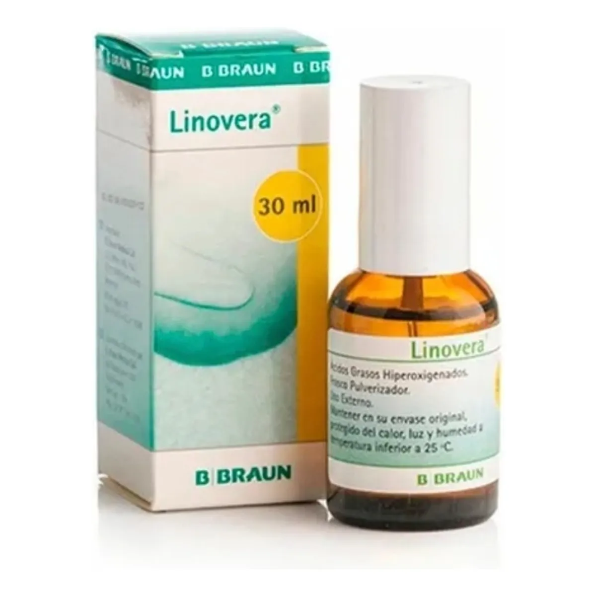 BRAUN - Linovera 30ml Braun Protector Cutaneo Regenerador.-