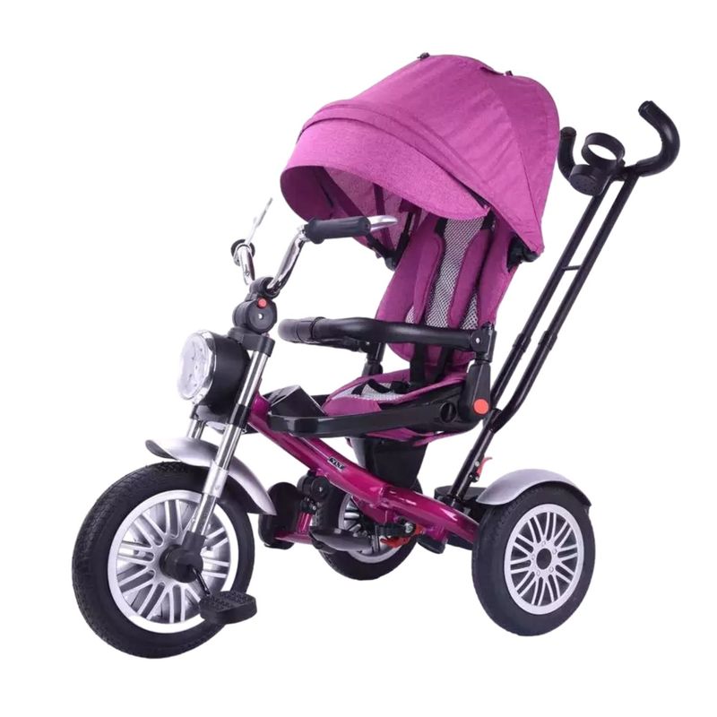VOYAGE - Triciclo Multifuncional Chopper Purple