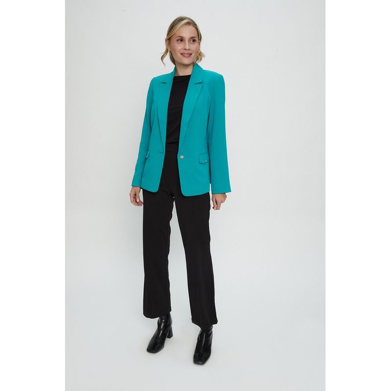 MA GRIFFE - Blazer Verde Cata Mujer Magriffe