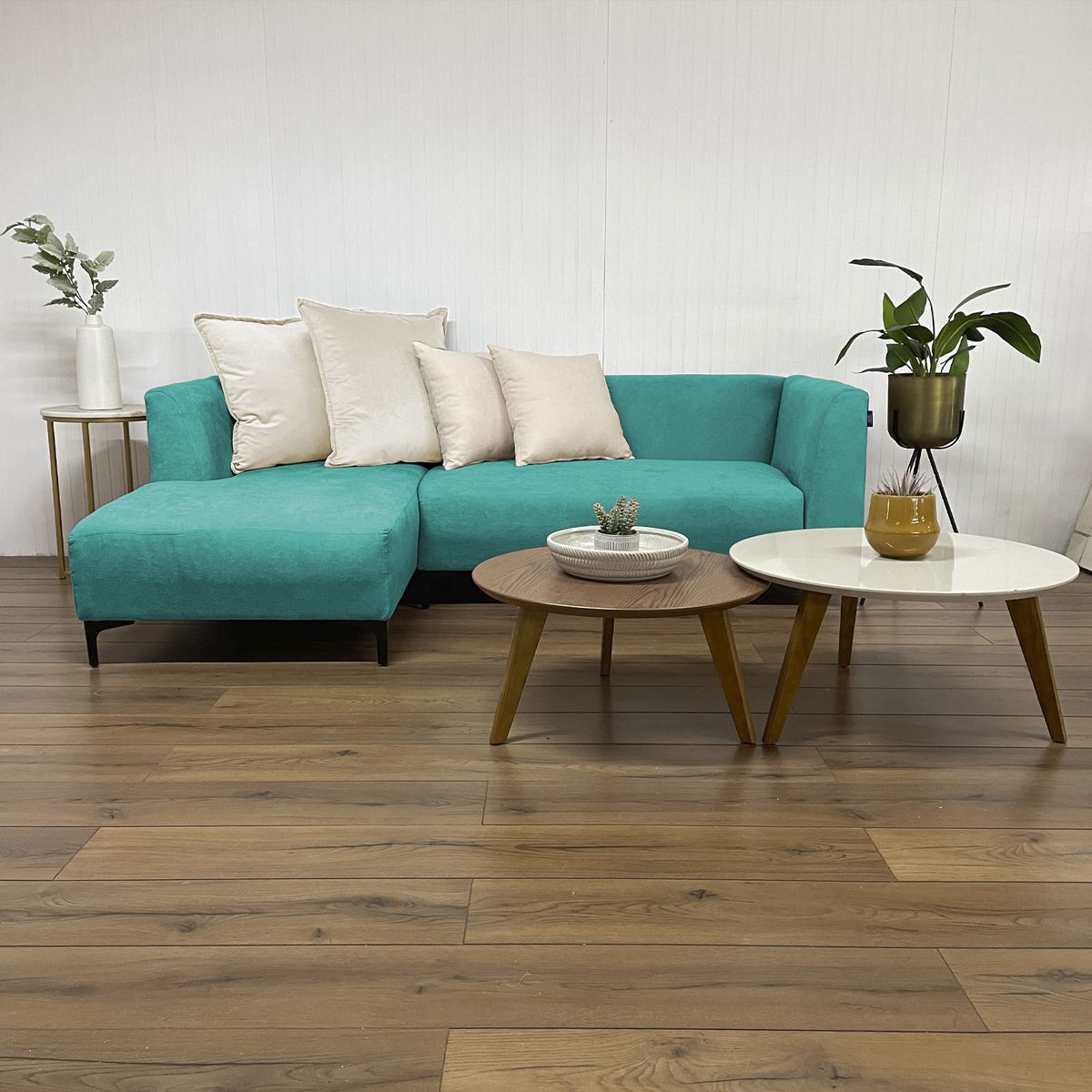 GENERICO - SECCIONAL RAUL FELPA VERDE MENTA IZQUIERDO