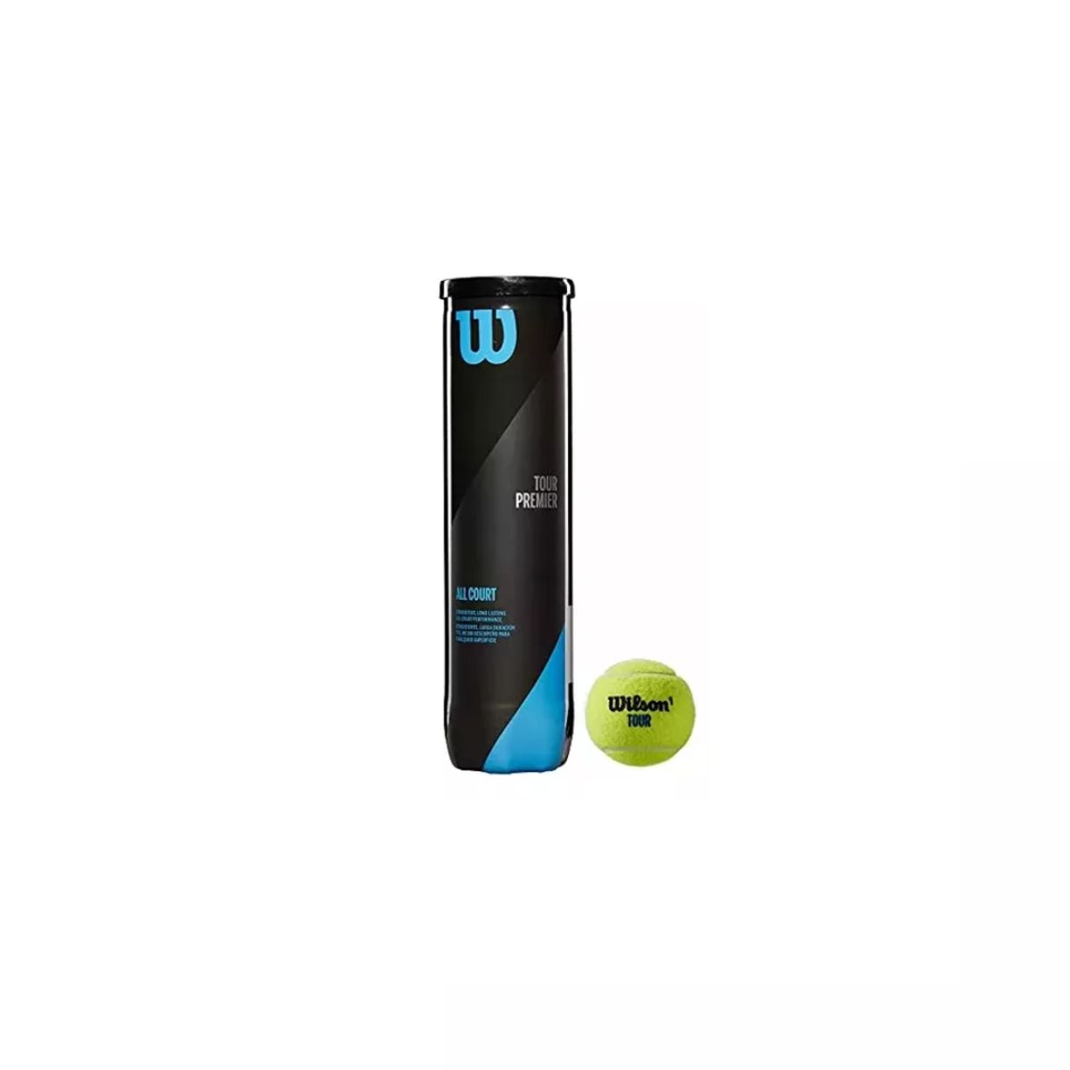 WILSON - Pelotas Tenis Pelotas Padel Wilson Tour Premier Tarro 3 Unid