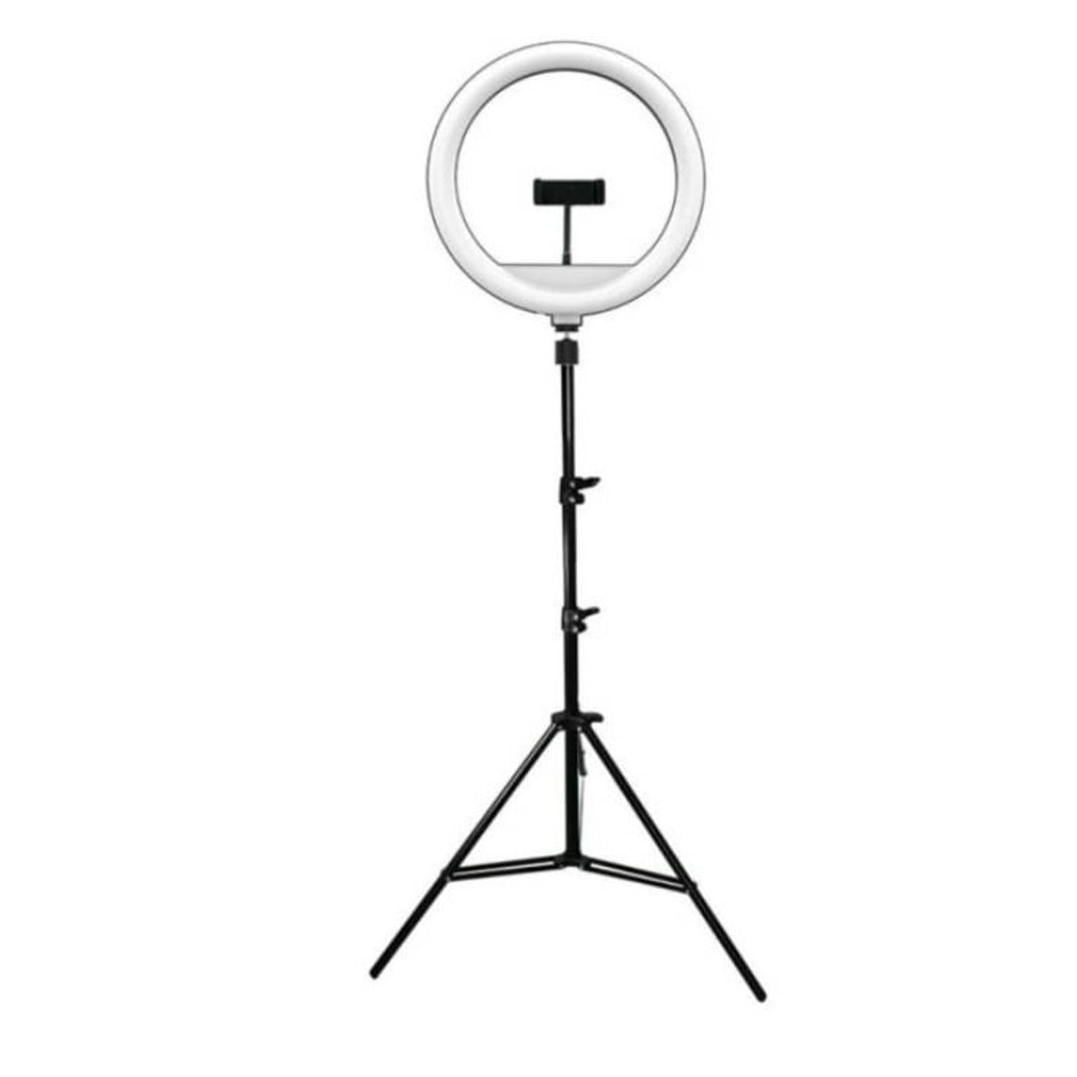 GENERICO - Aro De Luz Blanco Con Tripode 26 Cm