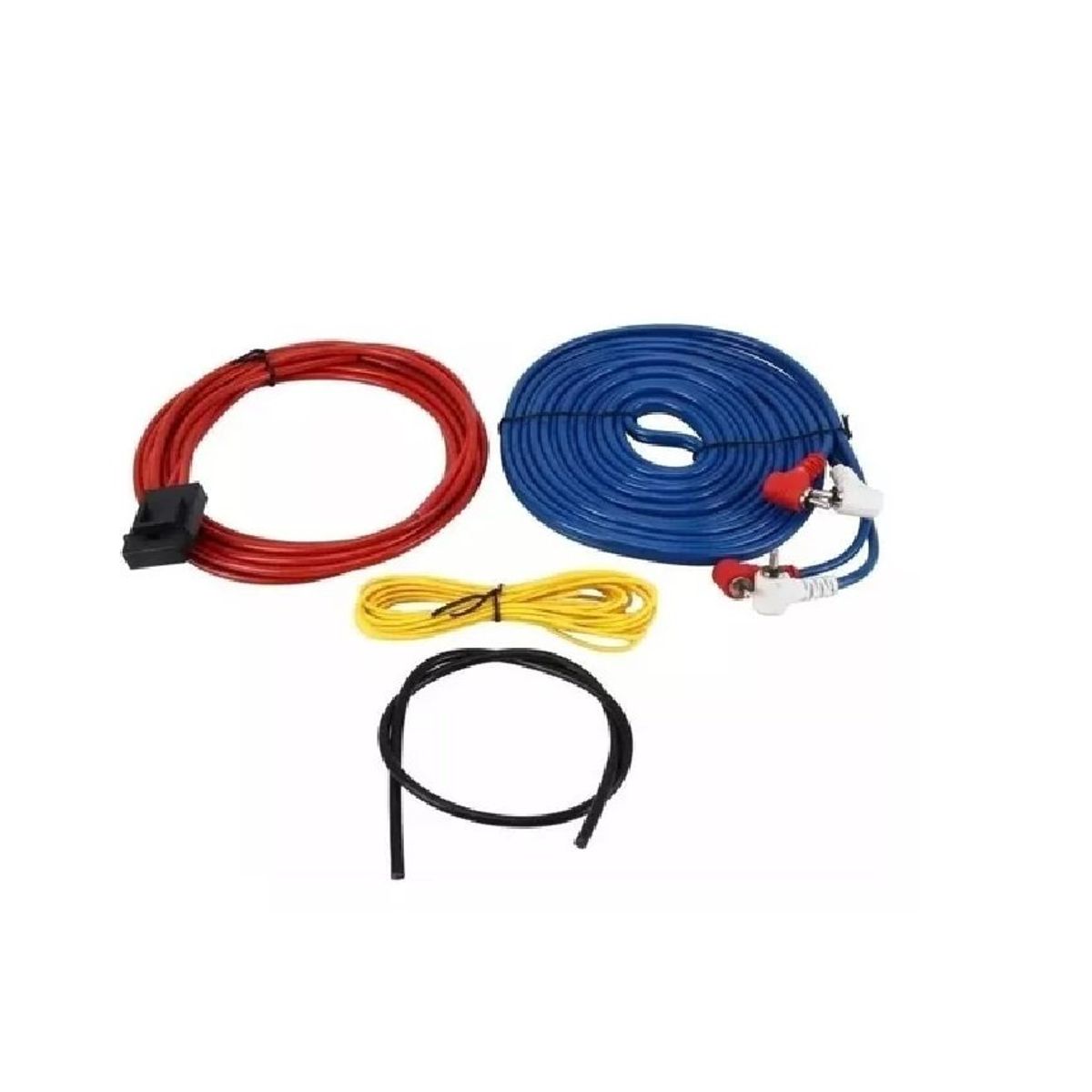 GENERICO - Kit Cables N14 Para Amplificador Y Subwoofer 1500w Auto