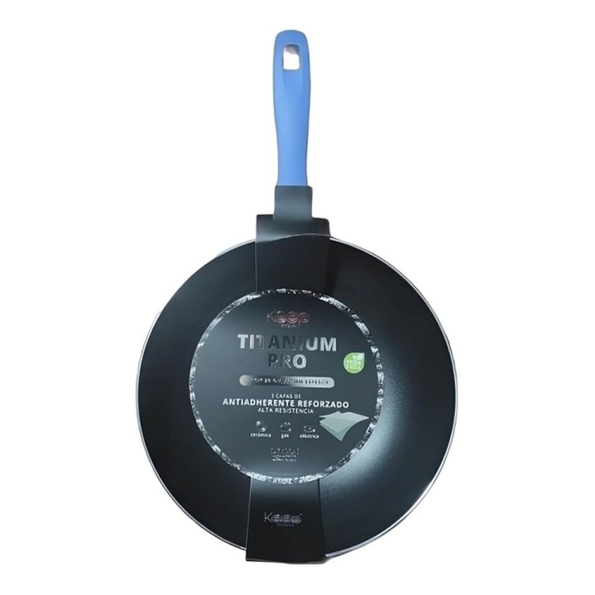 KEEP - SARTEN WOK TITANIUM PRO MORADO