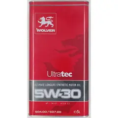 WOLVER - Lubricante Aceite 5W30 Ultratec C3 Sintetico 5lts