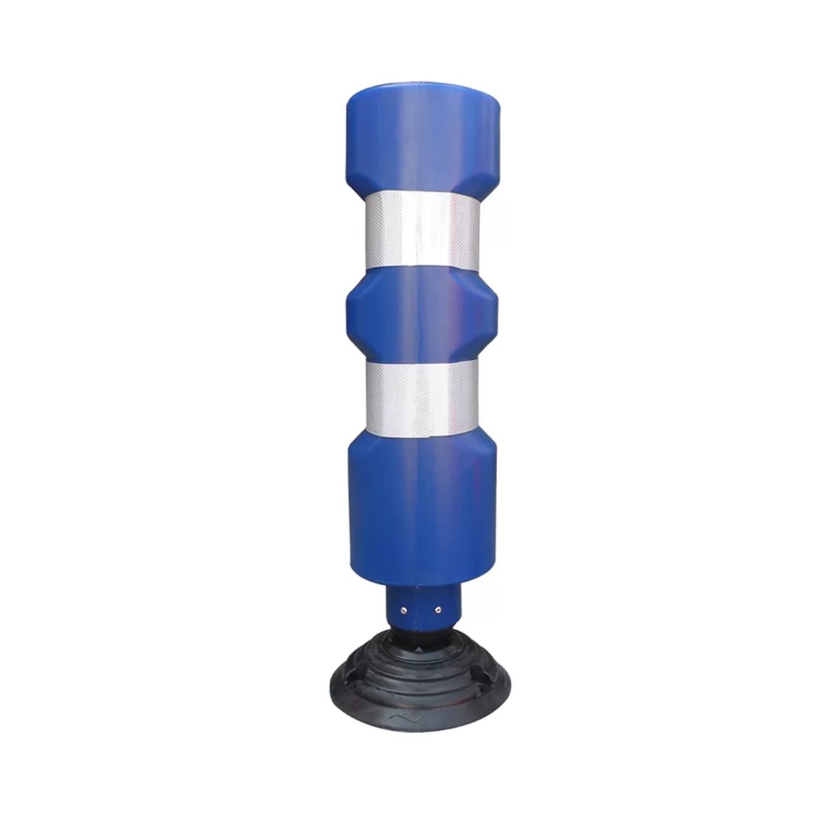 QRUBBER - Hito Tubular Flexible 83cm Azul QRubber