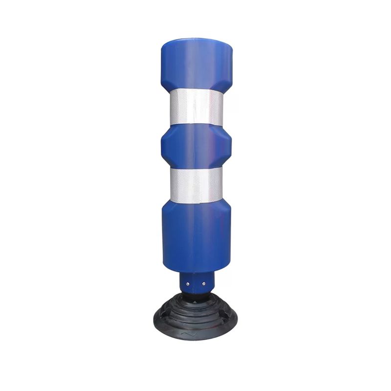 QRUBBER - Hito Tubular Flexible 83cm Azul QRubber