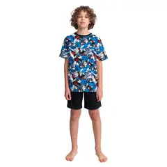 TOP - Pijama Algodón Niño Verano Sasuke C2 Top.-