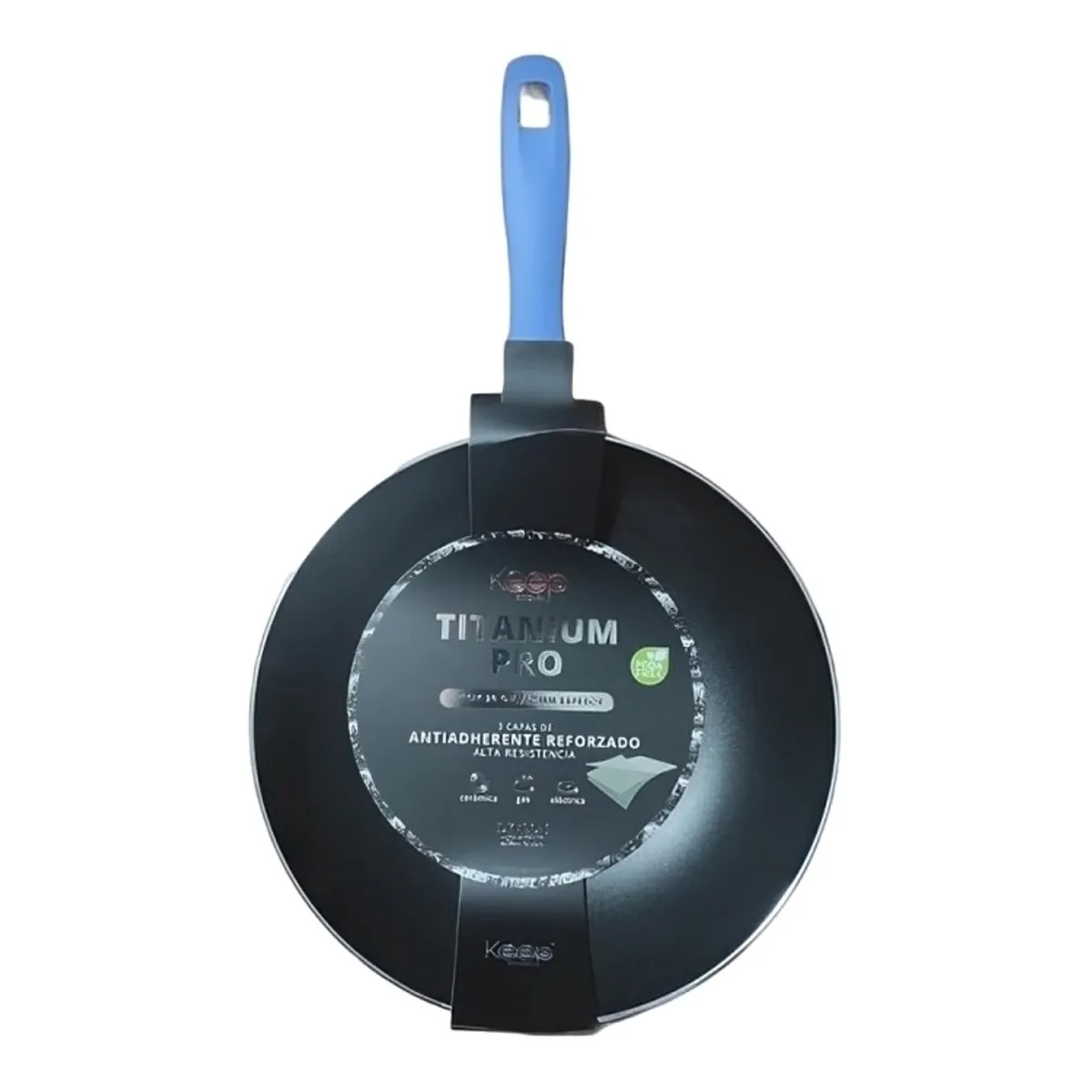 KEEP - SARTEN WOK TITANIUM PRO MORADO