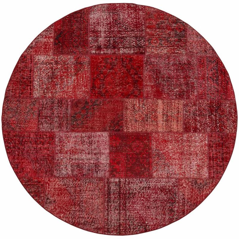 RUGS CL - Alfombra Rugscl Patchwork Rojo 200x200 4567AT
