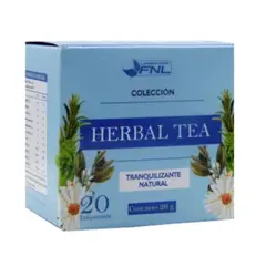 FNL - Té Tranquilizante Natural Herbal Tea 20 Bolsitas 26grs.
