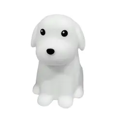 GENERICO - Lámpara Diseño Perro Espanta Cuco De Silicona Kawaii Usb