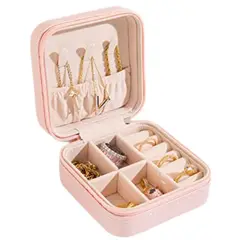 GENERICO - Joyero Organizador Portátil Tipo Maletín de 6 Compartimentos