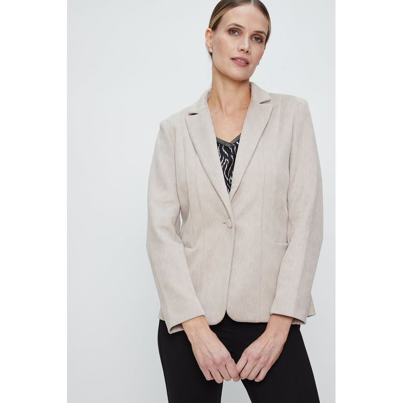 MA GRIFFE - Blazer Beige Mujer Magriffe