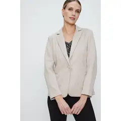 MA GRIFFE - Blazer Beige Mujer Magriffe