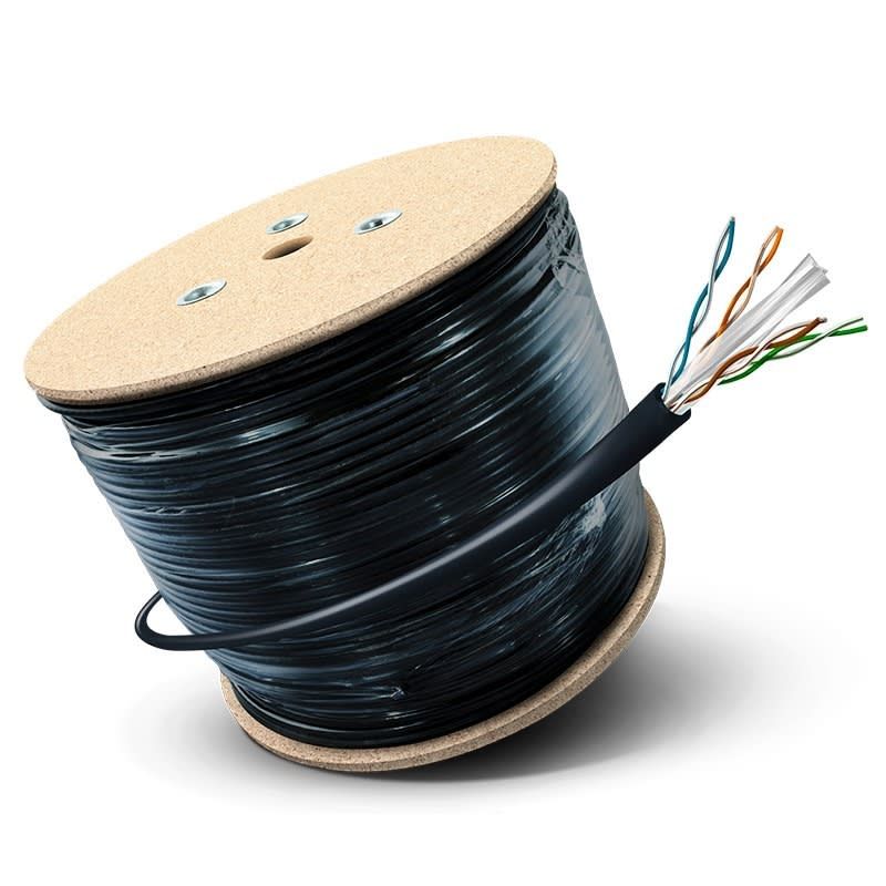 GENERICO - UTP EXTERIOR CAT6 305 MTS ALEACIÓN doble chaqueta