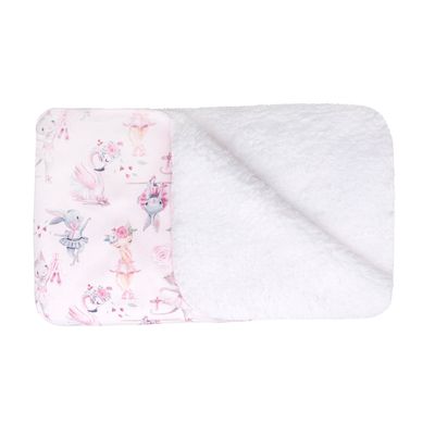 Imagen 2 del producto Frazada De Sherpa Rosado Bailarinas Niña