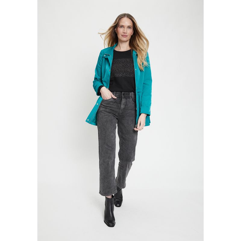 MA GRIFFE - Trench Verde Cata Mujer Magriffe