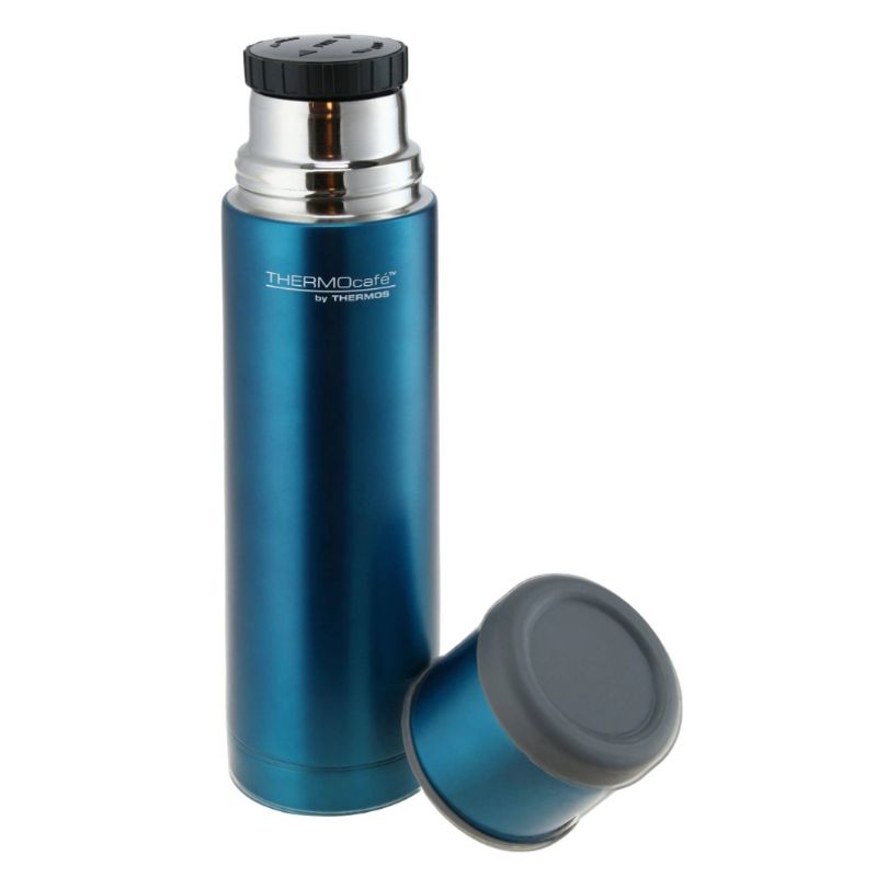 GENERICO - Termo Líquido Acero Inoxidable Azul 1 Lt
