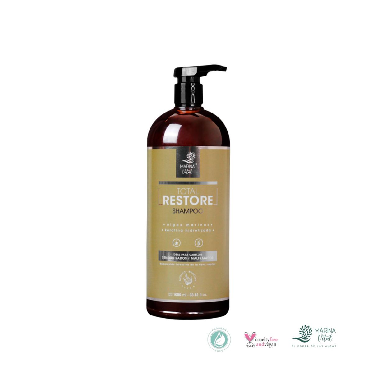 MARINA VITAL - Shampoo Restaurador Marina Vital 1000 ml MARINA VITAL