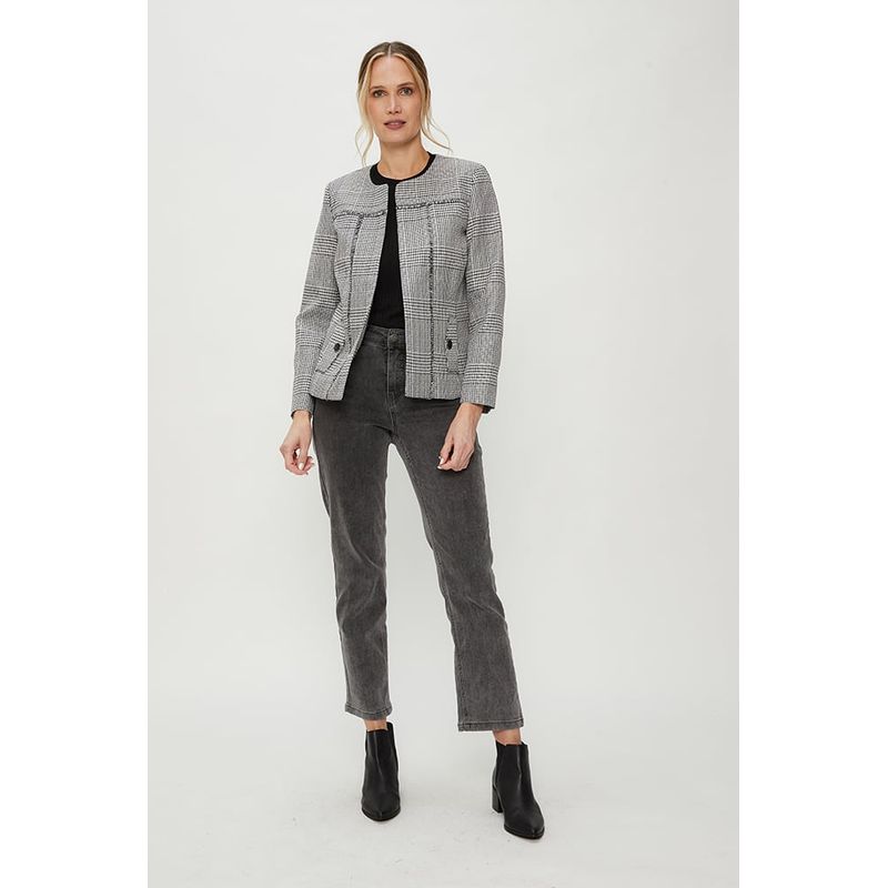 MA GRIFFE - Chaqueta Negro Mujer Magriffe