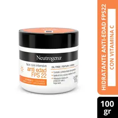 NEUTROGENA - CREMA FACIAL FACE CARE INTENSIVE ANTIEDAD FPS22 X 100 GR