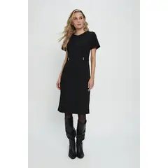 MA GRIFFE - Vestido Largo Negro Mujer Magriffe