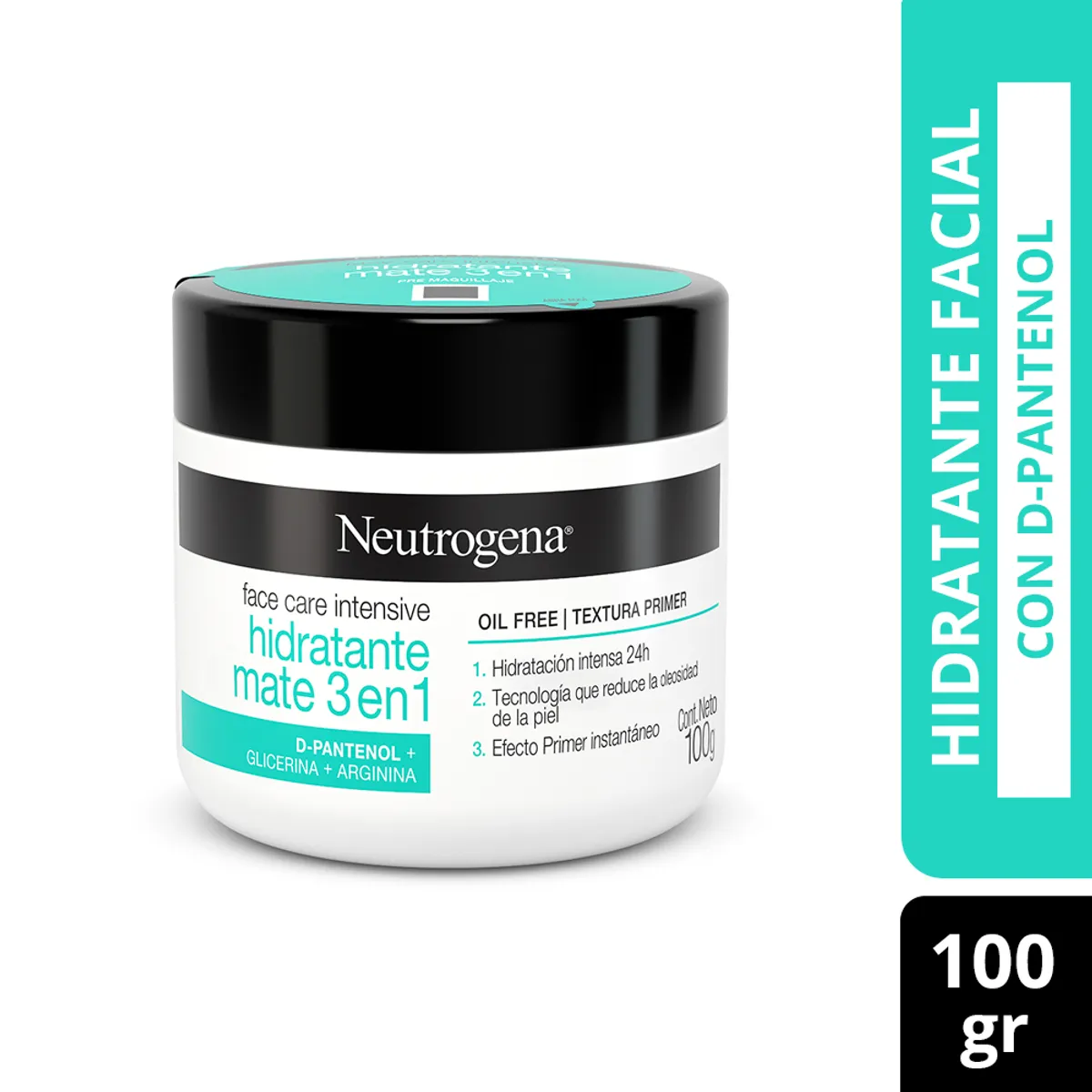 NEUTROGENA - NEUTROGENA CREMA FACIAL CARE INTENSIVE 3 EN 1 X 100G.-