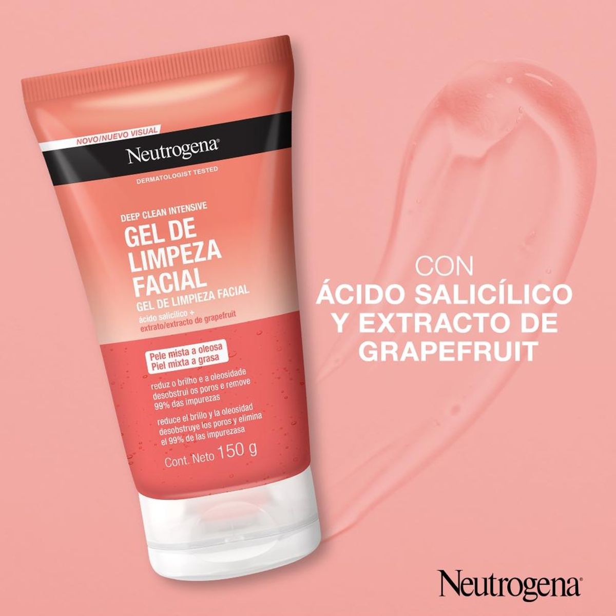 NEUTROGENA - NEUTROGENA GEL DEEP CLEAN GRAPEFRUIT X 150GR.-