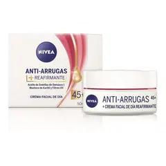 NIVEA - FACIAL ANTIARRUGAS + REAFIRMANTE FPS 45+ X 50 ML.-