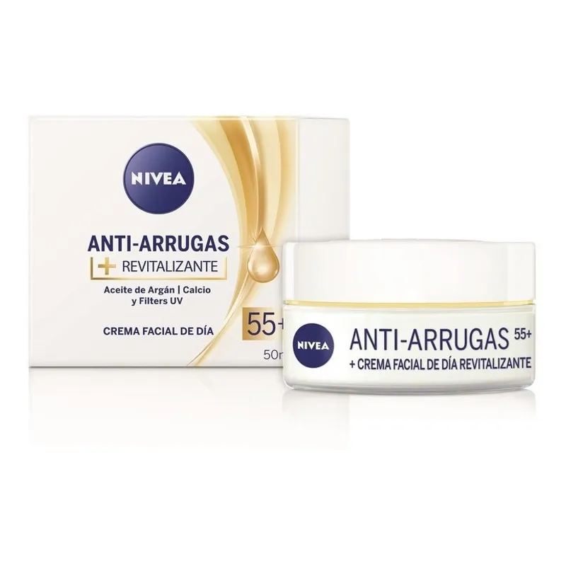 NIVEA - NIVEA FACIAL ANTIARRUGAS REVITALIZANTE +55 X 50 ML.-