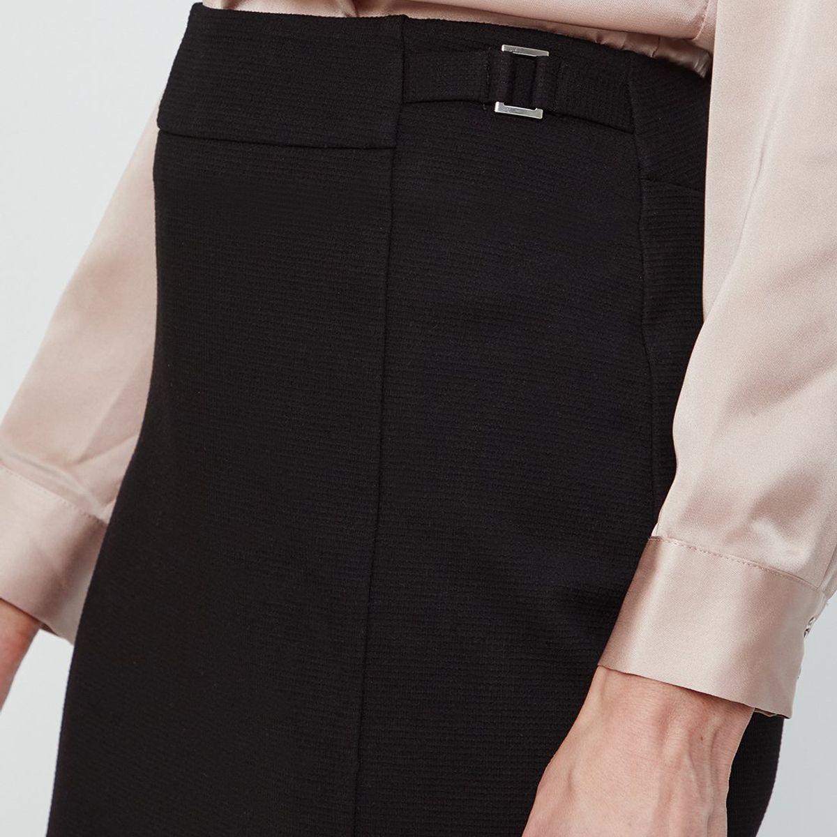 MA GRIFFE - Falda Corta Negro Mujer Magriffe