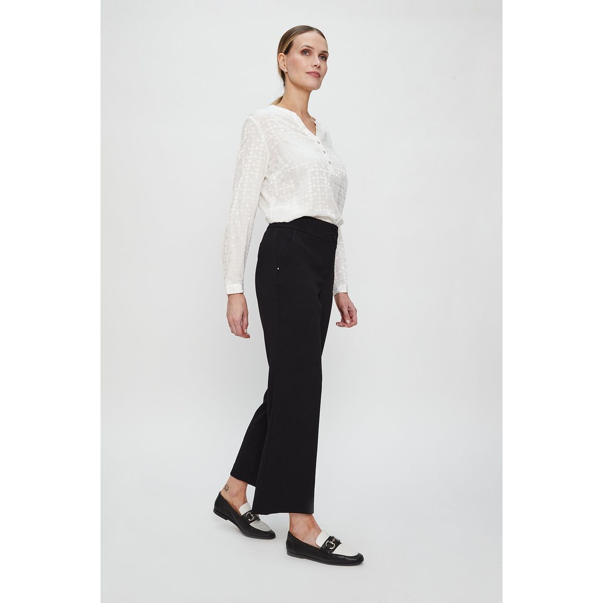 MA GRIFFE - Pantalon Negro Mujer Magriffe