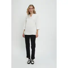 MA GRIFFE - Blusa Lisa Blanco Magriffe