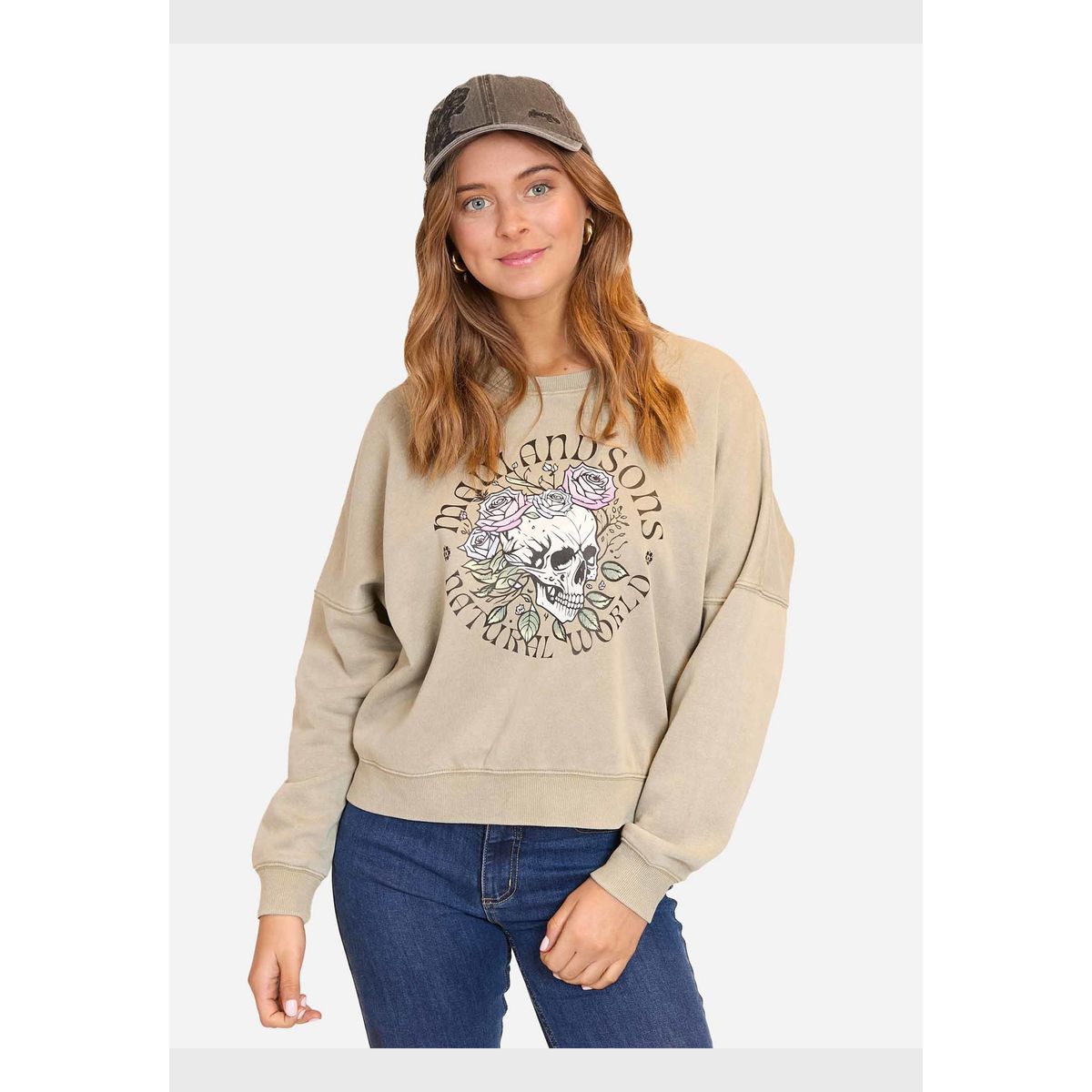MAUI AND SONS - Poleron Cuello Redondo Forever Trusting Crewneck  Mujer Maui And Sons