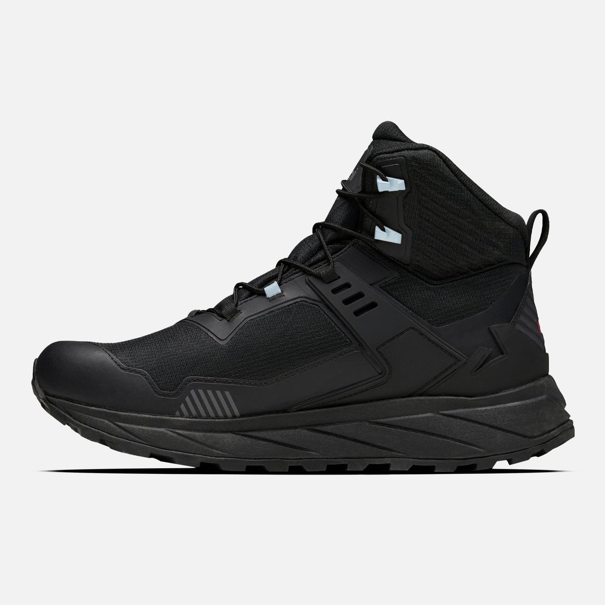 LIPPI - Zapatilla Mujer Atlas Mid Negro Celeste Lippi