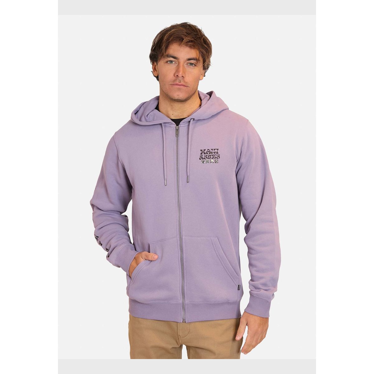 MAUI AND SONS - Poleron Sweatshirt Eye Logo Morado Hombre Maui And Sons